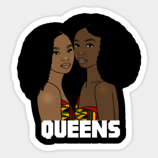 Black Queen Melanin Poppin Melanin Magic Black Woman Gift Sticker